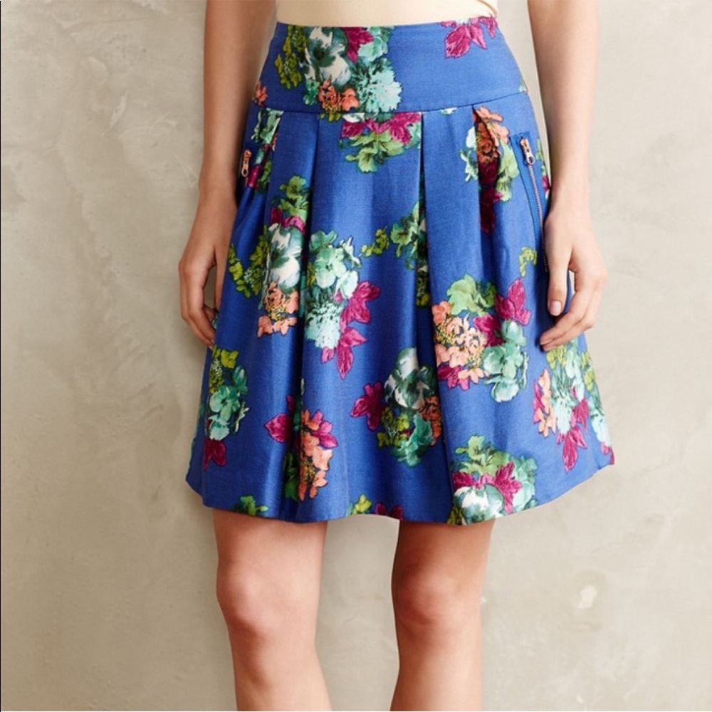Anthropologie Maeve Garden Days Skirt Size 14
